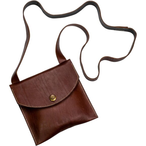 Accessories - Crossbody Handbag Full Grain Veg-Tan Leather Small Purse Stylish Eco-Friendly